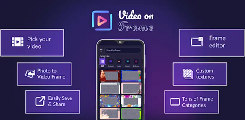 Video Frame Editor Video Maker android App screenshot 6